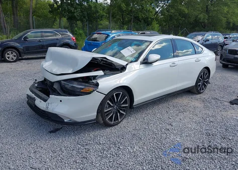 2023 Honda Accord Hybrid Touring из США, поврежденный, VIN 1HGCY2F85PA009698
